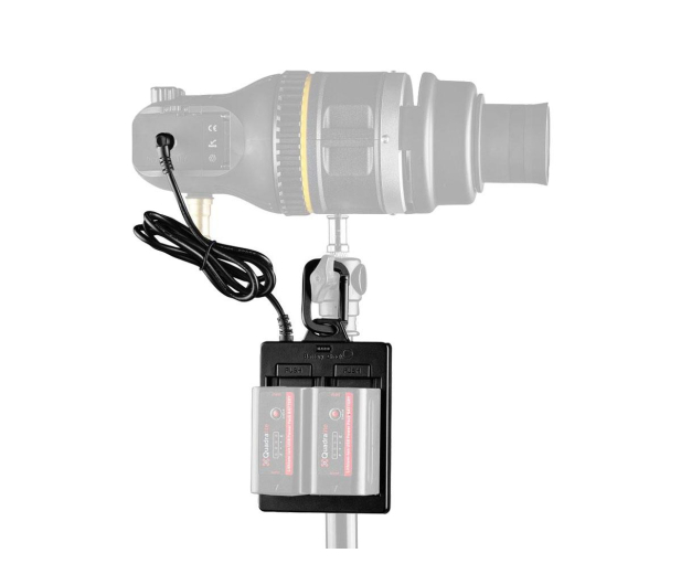 Quadralite adapter baterii (2x NP-F) do lamp SVL-800S - 1489683 - zdjęcie 4